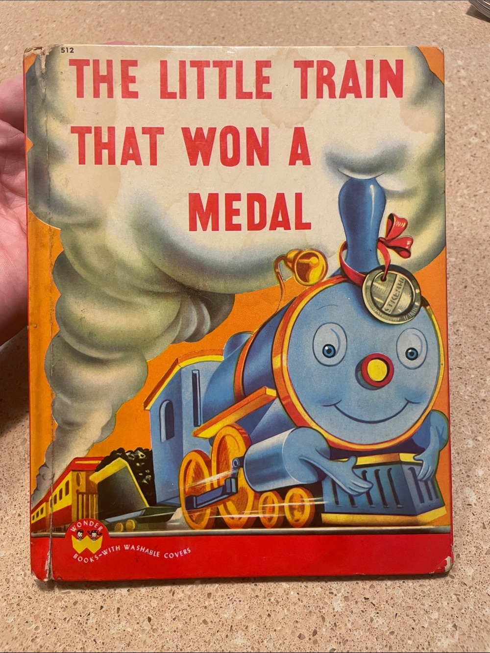 The Little Train That Won a Medal - Blue Kids Book by